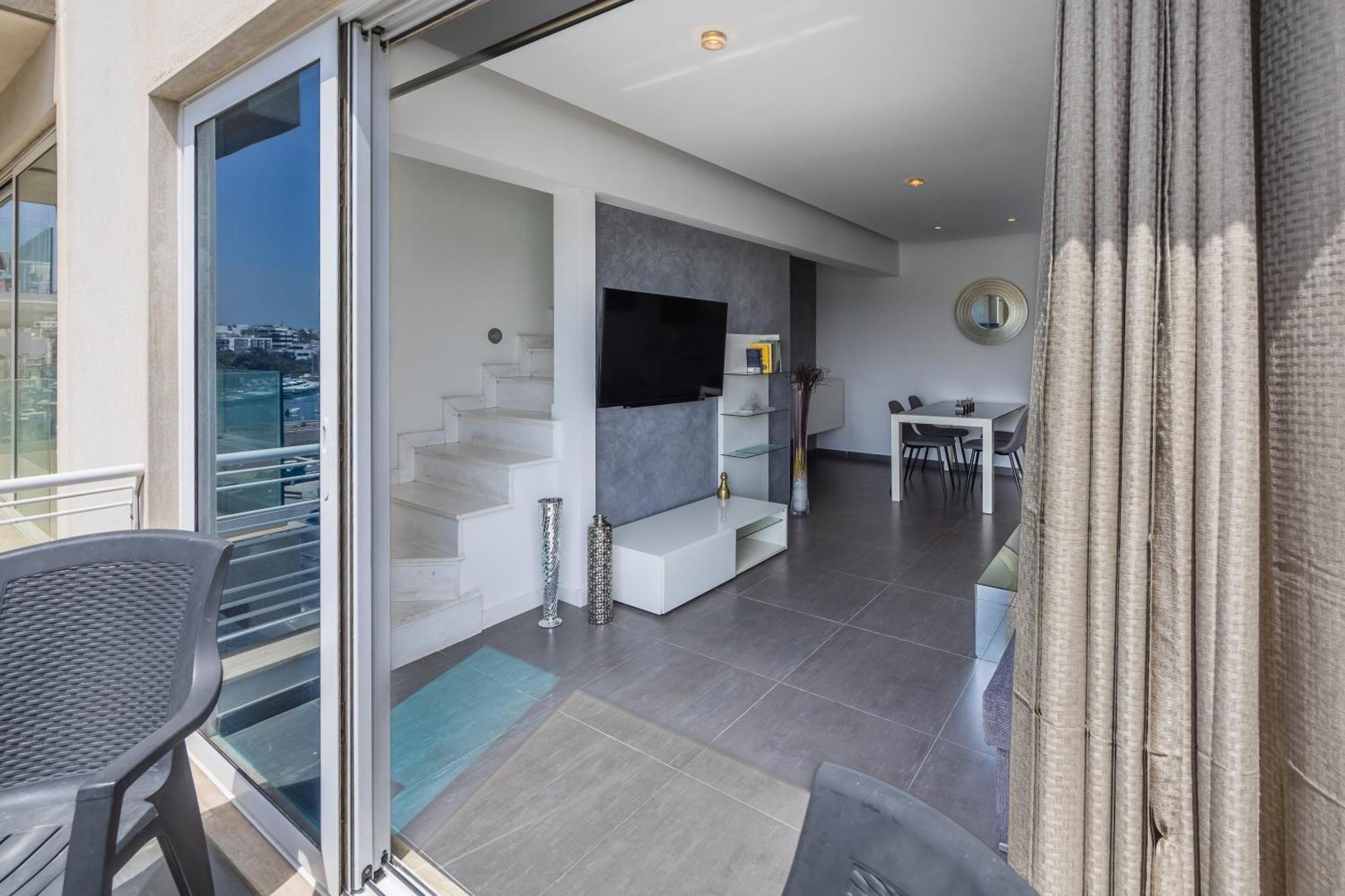 New Duplex Penthouse W Breathtaking Views By Sf Homes Gżira Kültér fotó