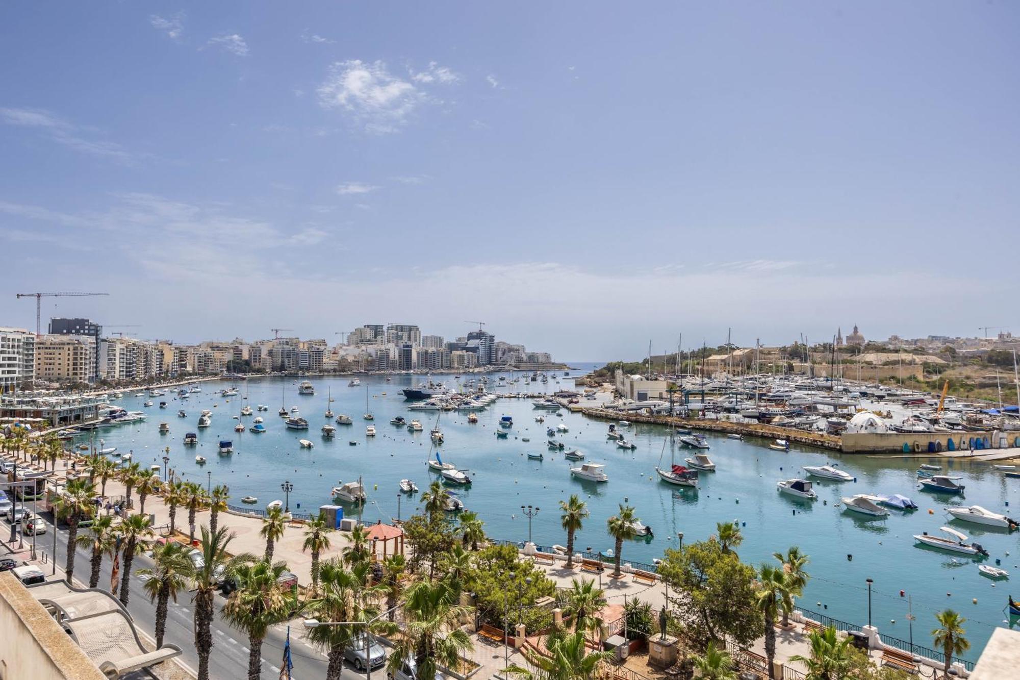 New Duplex Penthouse W Breathtaking Views By Sf Homes Gżira Kültér fotó